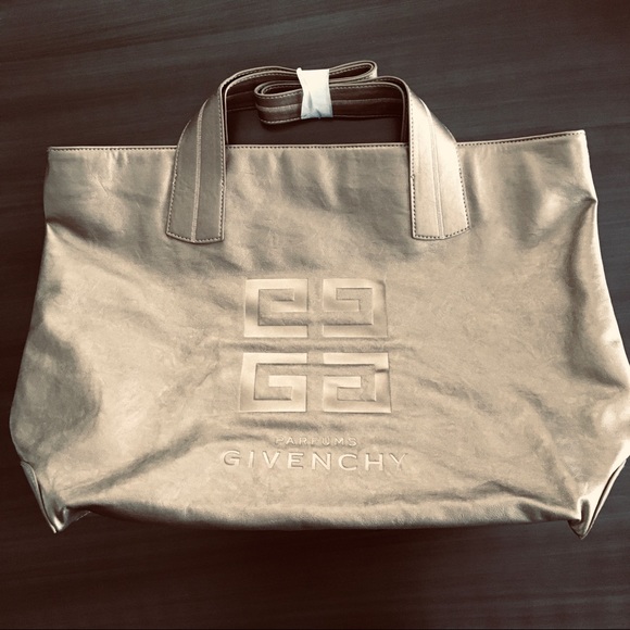 Givenchy Handbags - 🆕 GIVENCHY PARFUMS golden tote bag NWOT